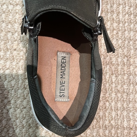 Steve Madden camouflage slip-on sneakers with zip - Picture 4 of 5